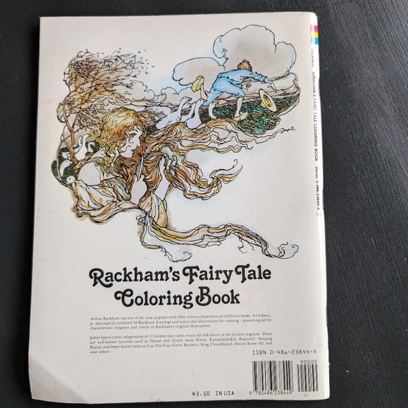 Vintage 1979 Rackham's Fairy Tale Coloring Book - Picture 2 of 13